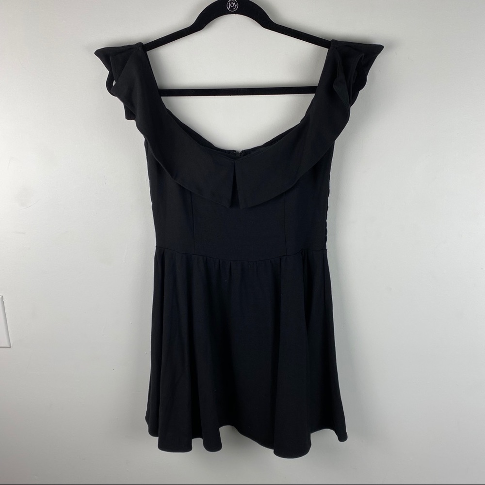 For Love And Lemons Black Off the Shoulder Top S